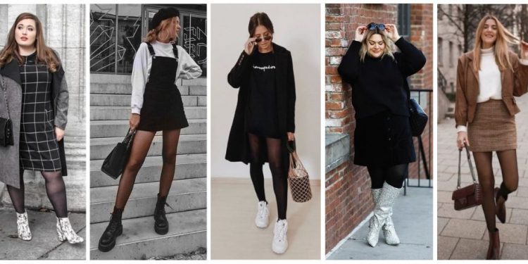 Looks com meia calça lisa