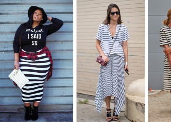 Como usar looks com listras pretas e brancas