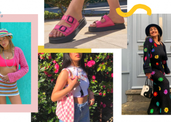 Tendência crochê em looks modernos