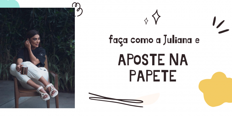 Veja como usar a papete ou sport sandal com a Juliana Paes