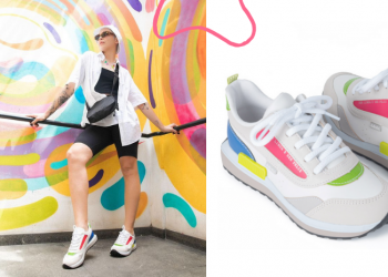 Tênis jogging Dakota em um look mais urbano com Giulia Dias