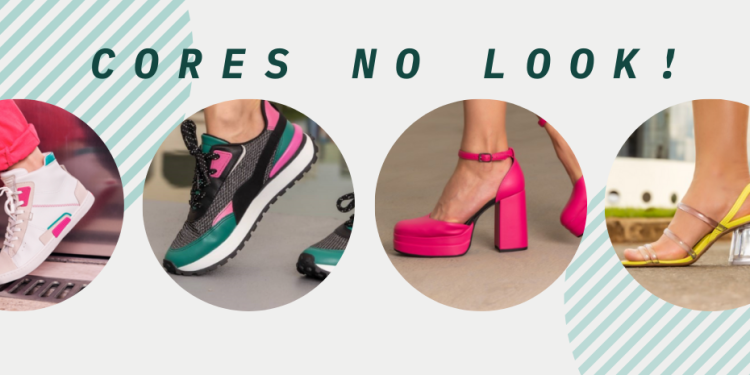 Calçados cheio de cores: saiba como usar!