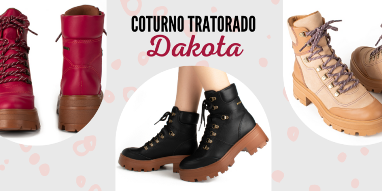 Os coturnos Dakota que são desejo!