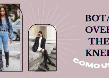 Aprenda a usar bota over the knee. (Fotos: divulgação)