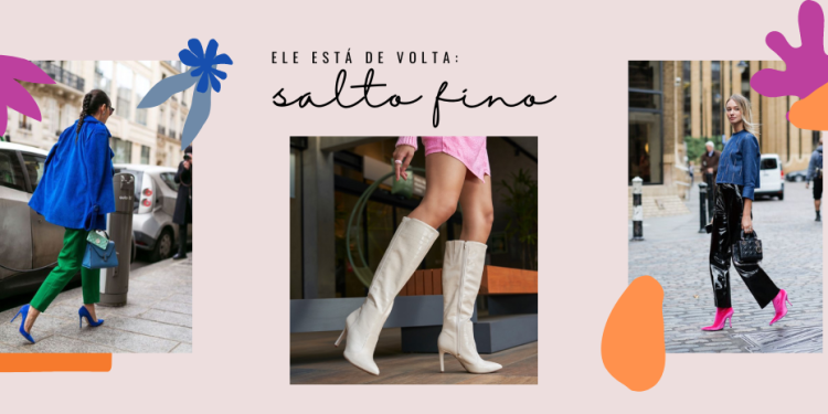 O salto fino surge moderno e atualizado. (Fotos: divulgação)