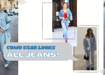 Looks descomplicado e fashion com peças jeans. (Fotos: divulgação)