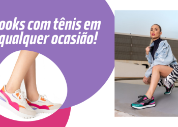 O tênis é ícone de estilo para um visual despojado.