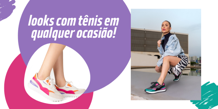 O tênis é ícone de estilo para um visual despojado.