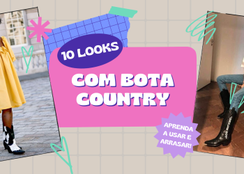 Aprenda a usar bota country. (Foto: divulgação).