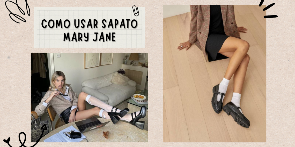Aprenda a usar sapato mary jane. (Foto: divulgação).