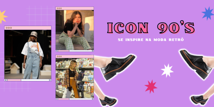Looks com o sapato icon 90’s são tendência! (Foto: divulgação).