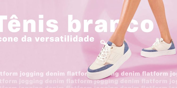 O tênis branco é um ícone da versatilidade. (Fotos: divulgação)