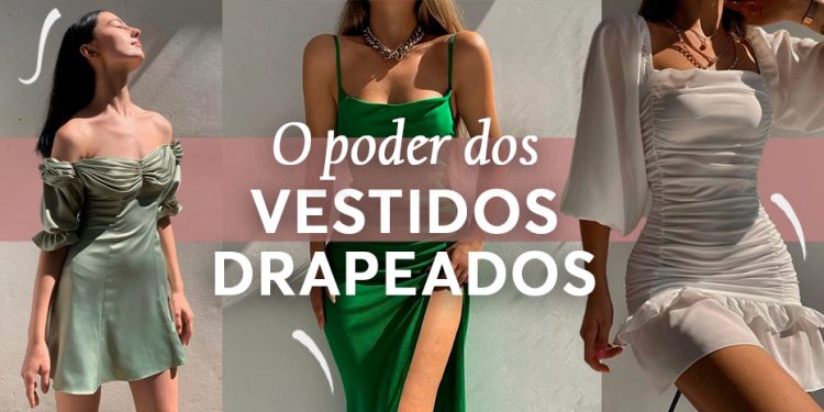 O poder dos vestidos drapeados! (Fotos: divulgação)