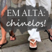 Chinelos estão em alta na moda. (Fotos: divulgação)