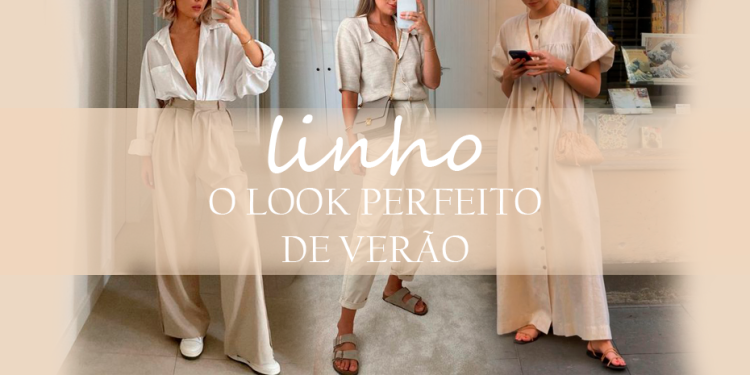 Linho: o look perfeito de verão. (Fotos: divulgação)