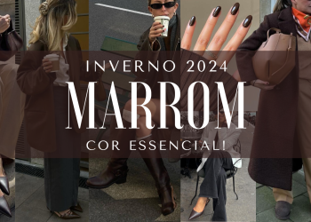 Marrom – cor essencial inverno 2024. (fotos: divulgação)