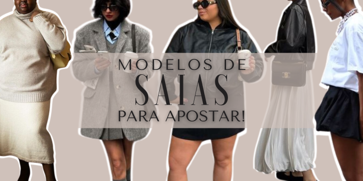 Modelos de saias para apostar. (Fotos: divulgação)