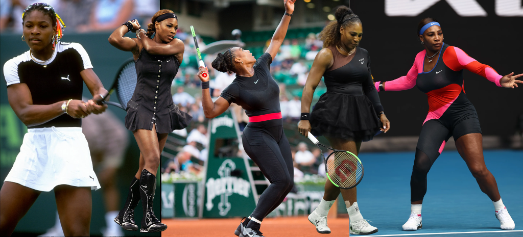 Estilo de Serena Williams. (Fotos: divulgação)