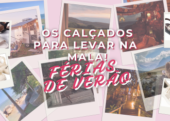 Calçados para levar na mala nas férias de verão. (Fotos: divulgação)