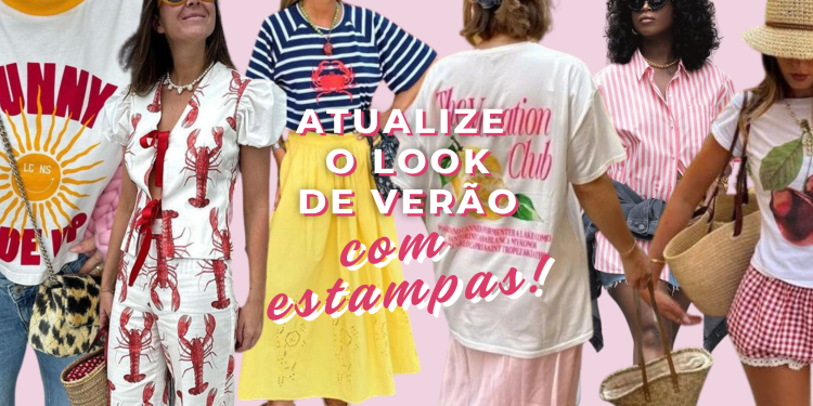 Atualize seu look de verão com estampas da moda. (Fotos: divulgação)