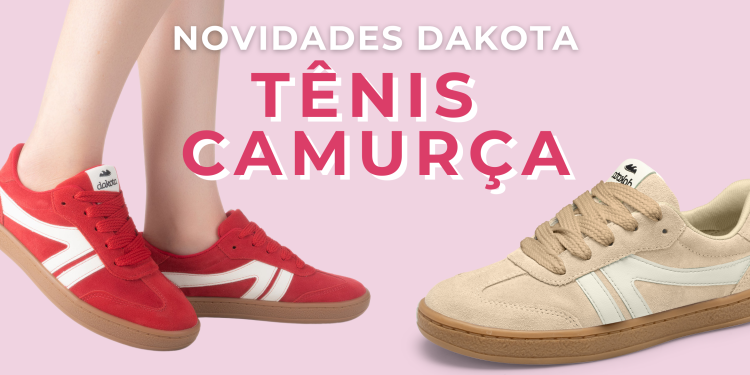 O tênis camurça é tendência. (Fotos: divulgação)