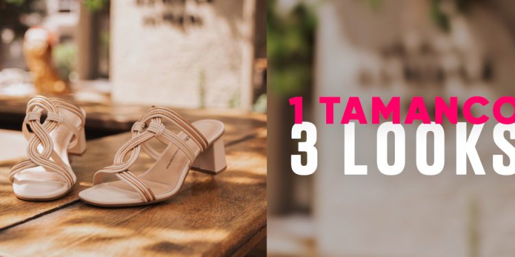 1 tamanco, 3 looks. (Fotos: divulgação)