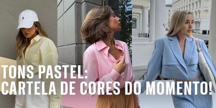 Tons pastel são a cartela de cores do momento. (Fotos: divulgação)