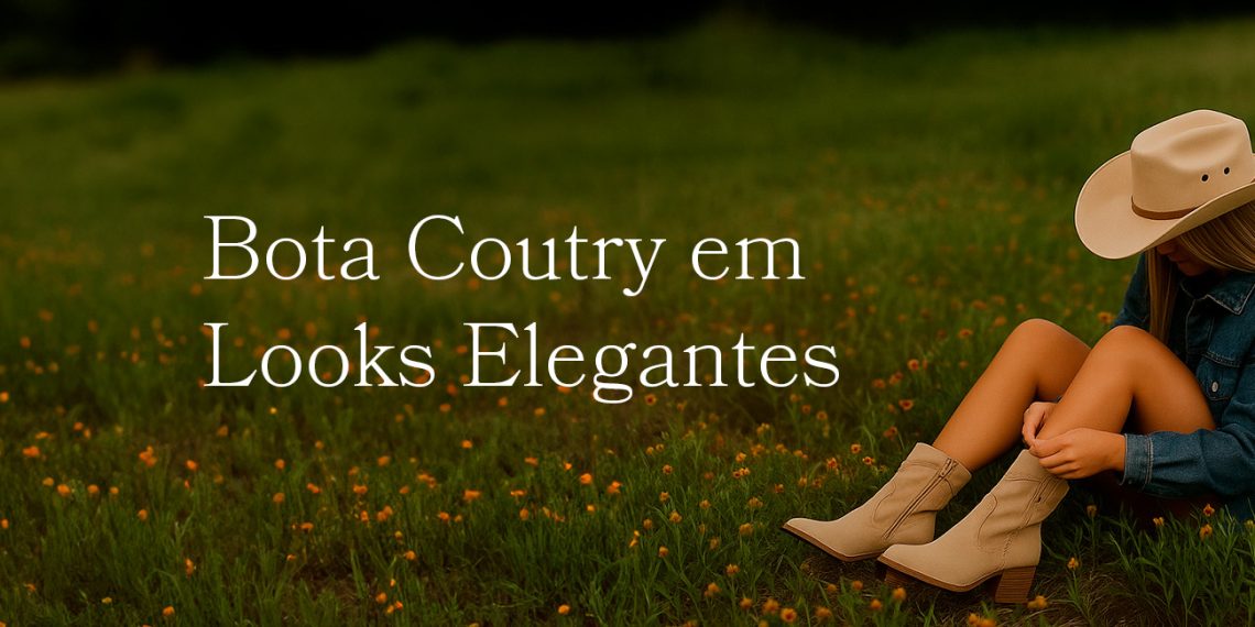 Bota Country Em Looks Elegantes
