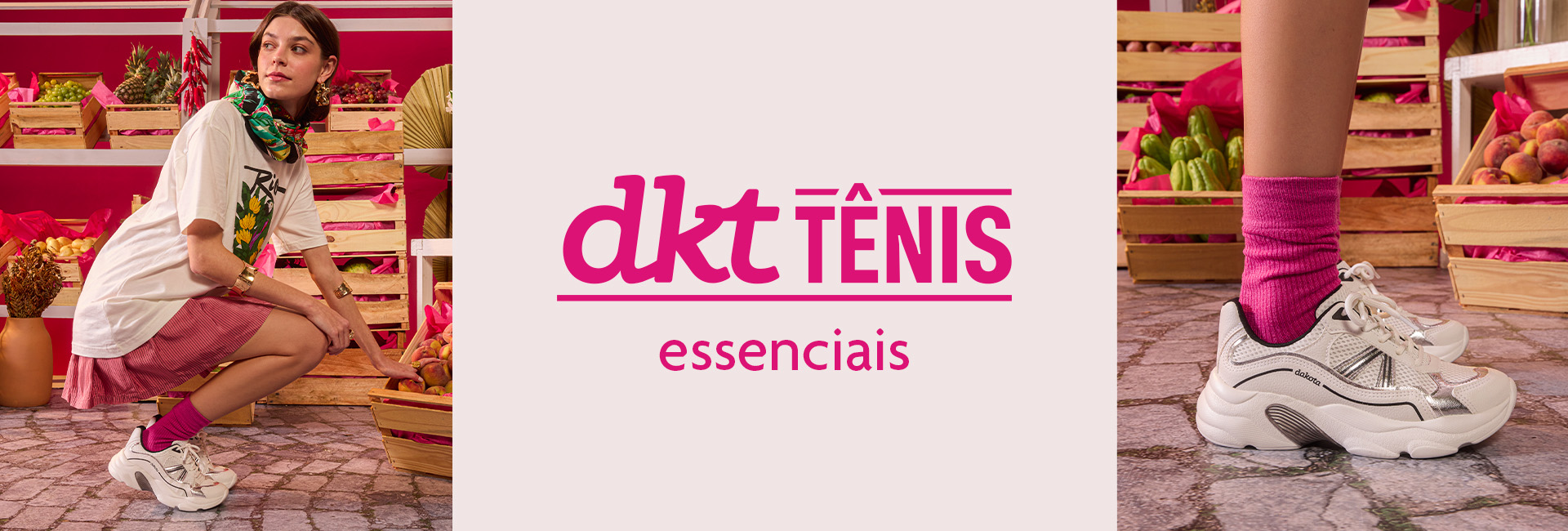 Tênis essenciais da estação.