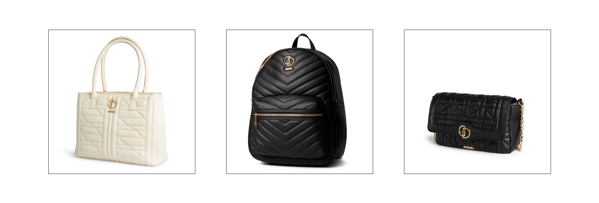 DDesign nas bolsas e mochilas elevam o estilo.