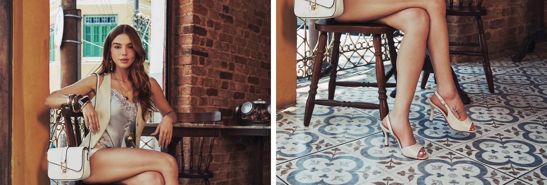 Gi Lancellotti com sandália Dakota.