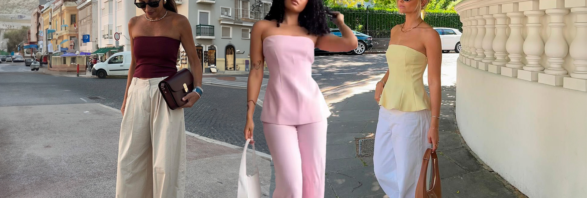 Blusa Sem Alça: Cores & Texturas